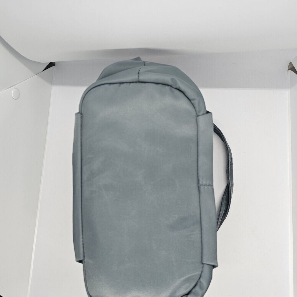 Chibao Multi-Pocket Casual Crossbody Purse Gray Waterproof Nylon Shoulder Bag - Picture 9 of 9